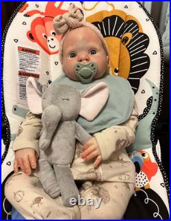 Reborn Baby Doll Willow Flower by Donna RuBert Bountiful Baby 22 in long