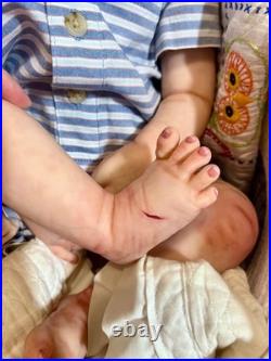 Reborn Baby Doll Willow Flower by Donna RuBert Bountiful Baby 22 in long