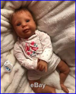 Reborn Baby Doll from Bountiful Baby Used With Accessories
