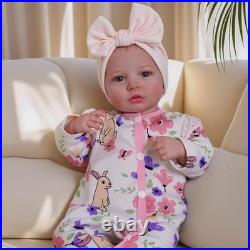 Reborn Baby Dolls 20-inch Cute Soft Vinyl Realistic Baby Doll Real Life Bab