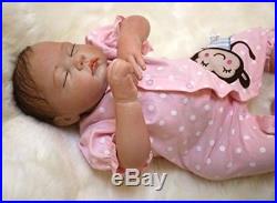 Reborn Baby Dolls 22 Cute Realistic Silicone Vinyl Doll Newborn Full Handmade