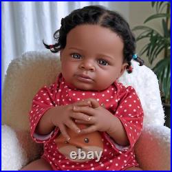 Reborn Baby Dolls Black 20 Inches African American Realistic Baby Doll Girl, S Reborn Baby Dolls Black 20 Inches African American Realistic Baby Doll Girl, S