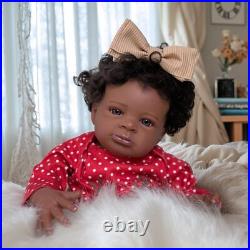 Reborn Baby Dolls Black 20 Inches African American Realistic Baby Doll Girl, S Reborn Baby Dolls Black 20 Inches African American Realistic Baby Doll Girl, S