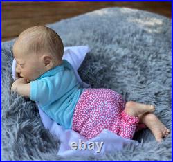 Reborn Baby Dolls Blake! Real, Baby Girl, Magnetic Pacifier, COA, & Accessories