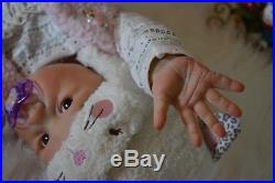 Reborn Baby Dolls Realistic Newborn Vinyl Girl Baby Doll 24 Liliana