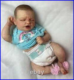 Reborn Baby Dolls Ruby! Real, Baby Girl, Magnetic Pacifier, COA, & Accessories