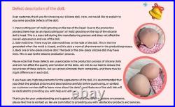 Reborn Baby Dolls Silicone Full Body 12 Inch Waterproof Realistic Newborn Baby