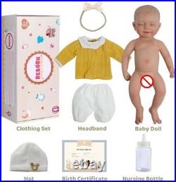 Reborn Baby Dolls Silicone Full Body 12 Inch Waterproof Realistic Newborn Baby