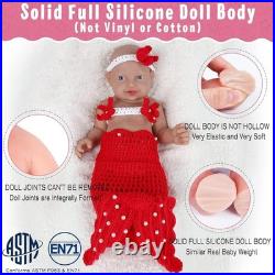 Reborn Baby Dolls Silicone Full Body 14 Inch Waterproof Realistic Newborn Baby