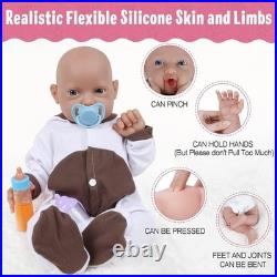 Reborn Baby Dolls Silicone Full Body 14 Inch Waterproof Realistic Newborn Baby