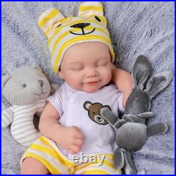 Reborn Baby Dolls Silicone Full Body 16 Inch Waterproof Realistic Newborn Baby
