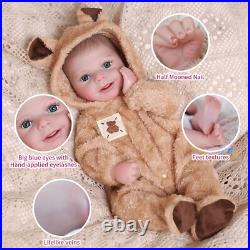 Reborn Baby Dolls Silicone Full Body 20 Inch Waterproof Realistic Newborn Baby