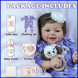 Reborn Baby Dolls Silicone Full Body 20 Inch Waterproof Realistic Newborn Baby