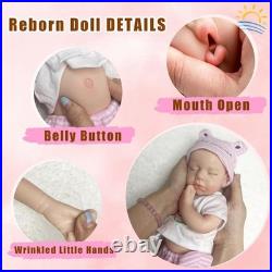 Reborn Baby Dolls Silicone Full Body 33 cm Waterproof Realistic Newborn Baby