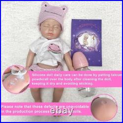 Reborn Baby Dolls Silicone Full Body 33 cm Waterproof Realistic Newborn Baby