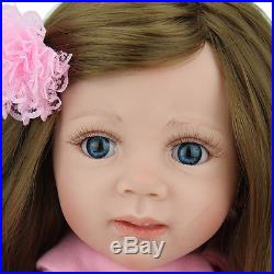 Reborn Baby Dolls Soft Vinyl 24 Handmade Real Looking Lifelike Cute Toddler