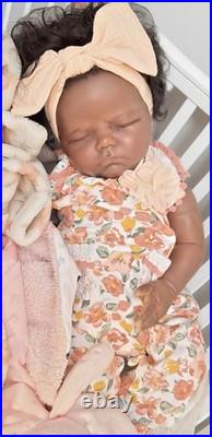 Reborn Baby Full Vinyl Baby Africa America Doll