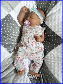 Reborn Baby Girl AZRAYA by Nicole Russell Lifelike Newborn Doll Ltd Edition
