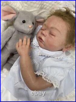 Reborn Baby Girl Amiah 20 Authentic Vinyl Doll by Melody Hess