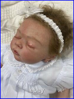 Reborn Baby Girl Amiah 20 Authentic Vinyl Doll by Melody Hess