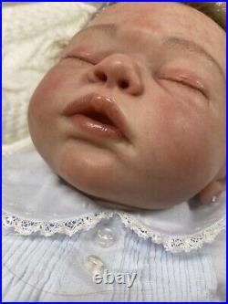 Reborn Baby Girl Amiah 20 Authentic Vinyl Doll by Melody Hess