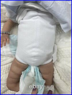 Reborn Baby Girl Amiah 20 Authentic Vinyl Doll by Melody Hess