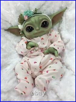 Reborn Baby Girl Art Doll Baby Yoda Mandalorian Authentic Reborn Uk