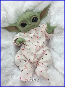 Reborn Baby Girl Art Doll Baby Yoda Mandalorian Authentic Reborn Uk
