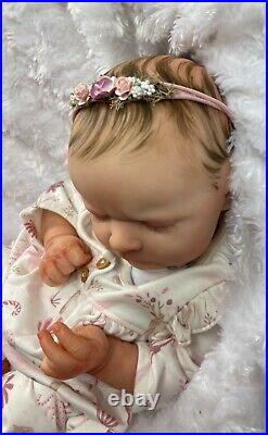 Reborn Baby Girl Art Doll From Martin Sculpt Heavy Authentic Reborn Uk Artist