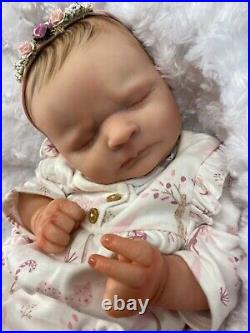 Reborn Baby Girl Art Doll From Martin Sculpt Heavy Authentic Reborn Uk Artist