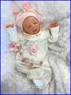Reborn Baby Girl Art Doll Peter Rabbit Outfit Uk Artist Zendric Ltd Ed Sculpt