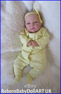 Reborn Baby Girl Doll Beautiful Awake Baby Doll. #RebornBabyDollART UK