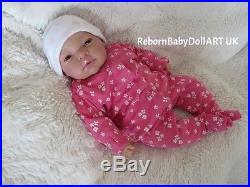 Reborn Baby Girl Doll, EYES OPEN DOLL. #RebornBabyDollART UK