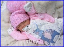 Reborn Baby Girl Doll Large Elephant All In One Spanish Hat And Cardi S