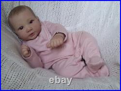 Reborn Baby Girl Doll Piper Painted Hair