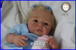 Reborn Baby Girl Doll Polly Daisy by Adrie Stoete