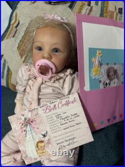 Reborn Baby Girl Elenore Anne Doll By Laura Tuzio Ross 21 6lbs 1 Oz