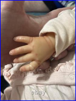 Reborn Baby Girl Elenore Anne Doll By Laura Tuzio Ross 21 6lbs 1 Oz