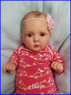 Reborn Baby Girl JOCY by Olga Auer Limited Edition Realistic Newborn Doll