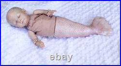 Reborn Baby Girl Mermaid Mishell Sculpted & Painted by Shawna Clymer-15-SIGNED