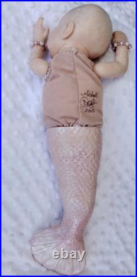 Reborn Baby Girl Mermaid Mishell Sculpted & Painted by Shawna Clymer-15-SIGNED
