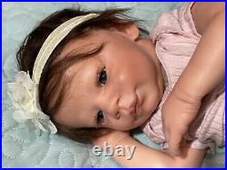 Reborn Baby Girl Newborn Doll 19 Realborn Christopher Awake Slight Boo Boo Baby