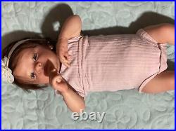 Reborn Baby Girl Newborn Doll 19 Realborn Christopher Awake Slight Boo Boo Baby