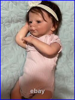 Reborn Baby Girl Newborn Doll 19 Realborn Christopher Awake Slight Boo Boo Baby