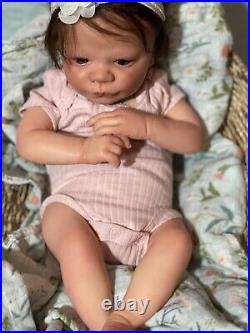 Reborn Baby Girl Newborn Doll 19 Realborn Christopher Awake Slight Boo Boo Baby