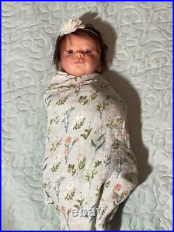 Reborn Baby Girl Newborn Doll 19 Realborn Christopher Awake Slight Boo Boo Baby