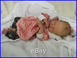 Reborn Baby Girl Nina by Adrie Stoete SOLD OUT Limited Edition Newborn Doll