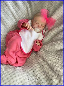 Reborn Baby Girl, PINK. Ready To Send, UK Artist 17 Prem Reborn Baby Doll (3)