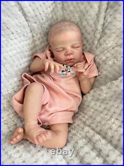 Reborn Baby Girl, PINK. Ready To Send, UK Artist 17 Prem Reborn Baby Doll (3)