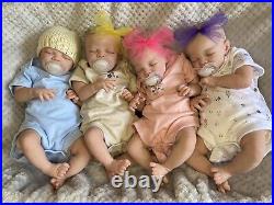 Reborn Baby Girl, PINK. Ready To Send, UK Artist 17 Prem Reborn Baby Doll (3)